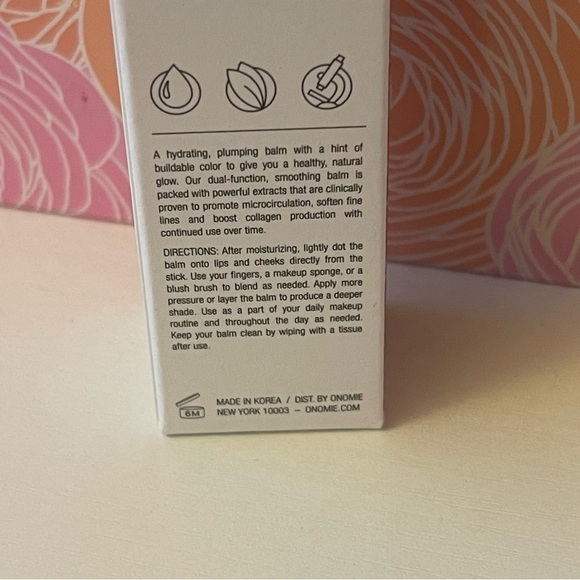 REVOLVE Onomie Boosting Lip + Cheek Stick Cruz Berry - Picture 5 of 6